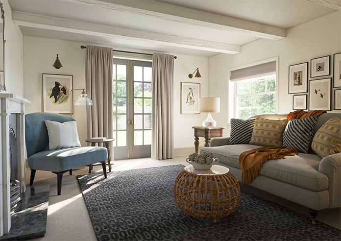 Oslo, Straw - Made to Measure Curtains - Image 8